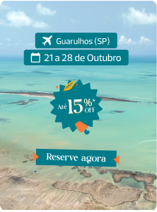 Pacote com hospedagem e aéreo
