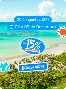 Pacote com hospedagem e aéreo